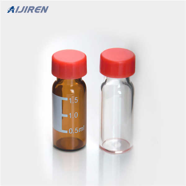 labeling space HPLC glass vials 1.8ml